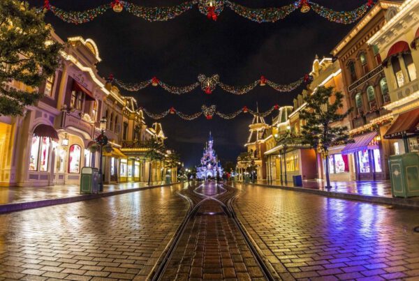 disneyland versiering kerst