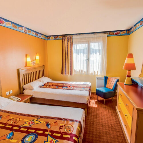 3 Cars hotelkamer Santa Fe met twee tweepersonsbedden