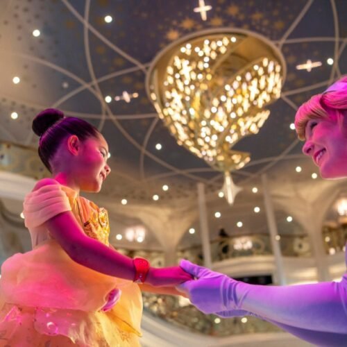 5 Meisje verkleed als prinses met prinses Assepoester