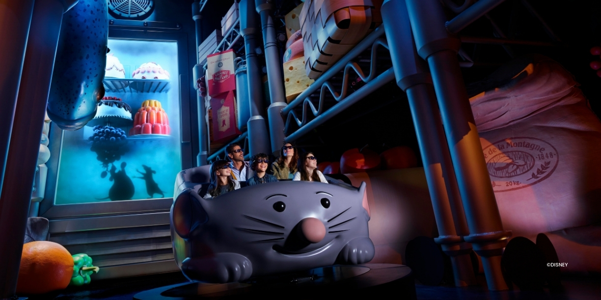 Ratatouille attractie Walt Disney Studios Parijs