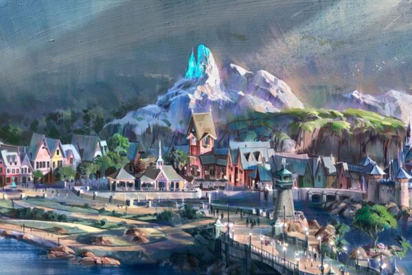 Concepttekening World of Frozen Schets World of Frozen