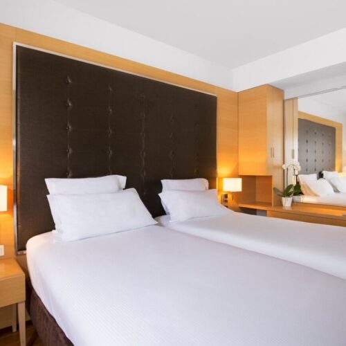 2 persoonskamer tweepersoonskamer Relais Spa met 2 aparte bedden